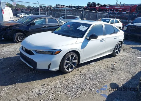 2025 Honda Civic Hybrid Sport/Sport Touring from USA, damaged, VIN 2HGFE4F88SH304855